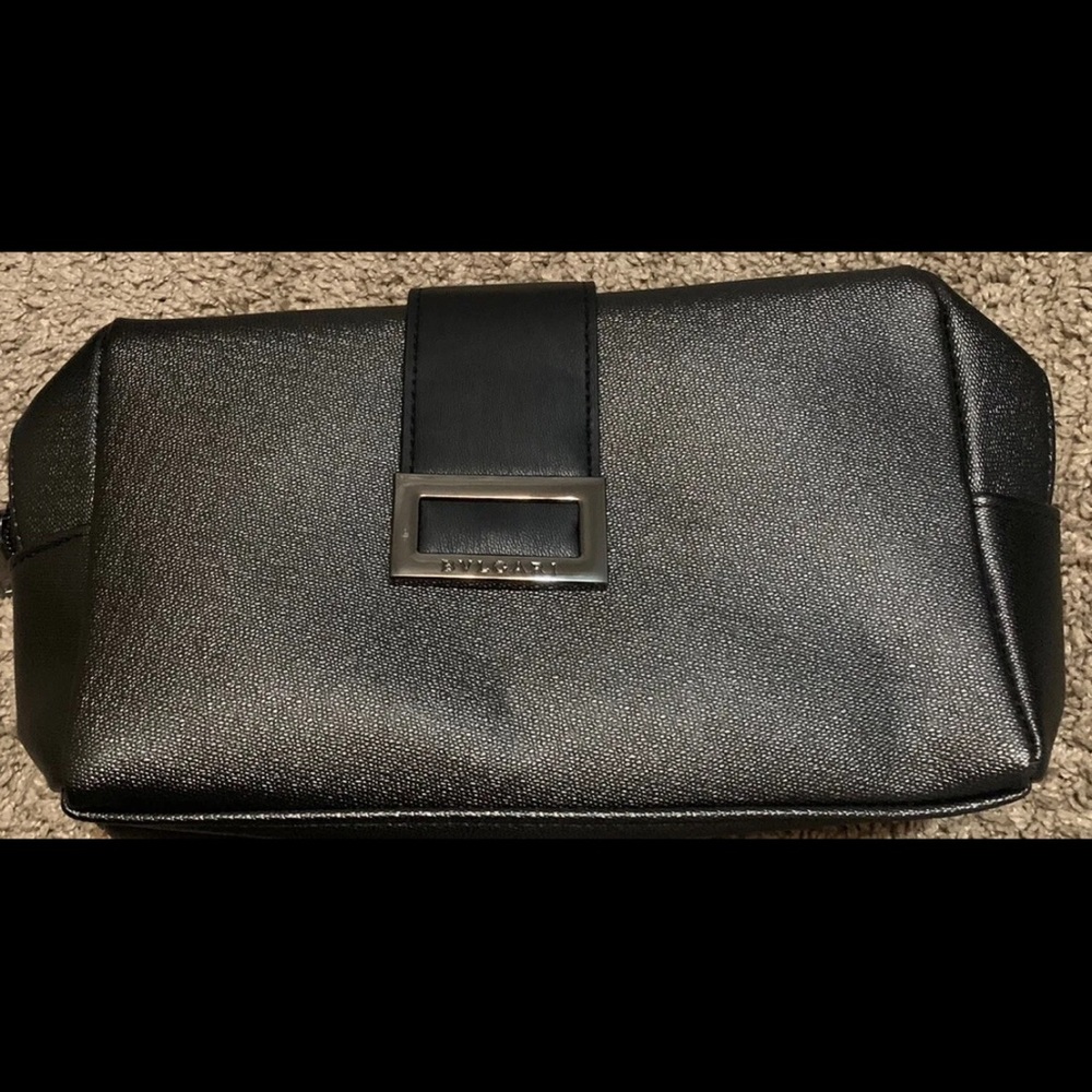 Bvlgari cosmetic bag color jet black brand new